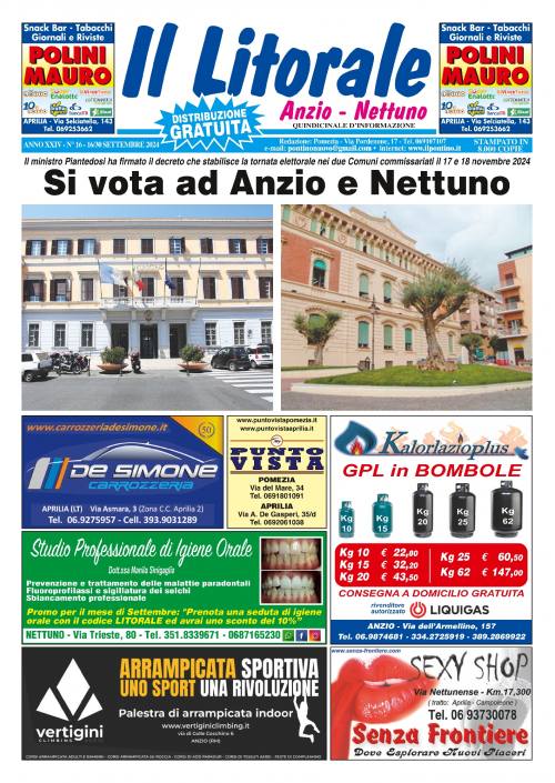 Numero - 16/30 Settembre