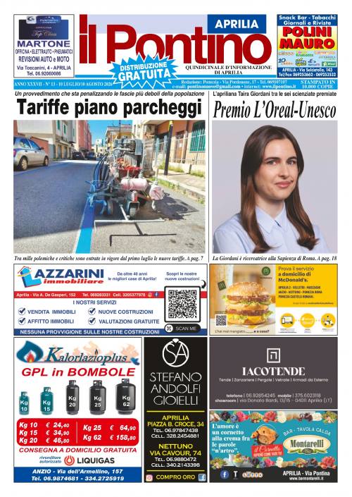 Numero -1/31 Luglio