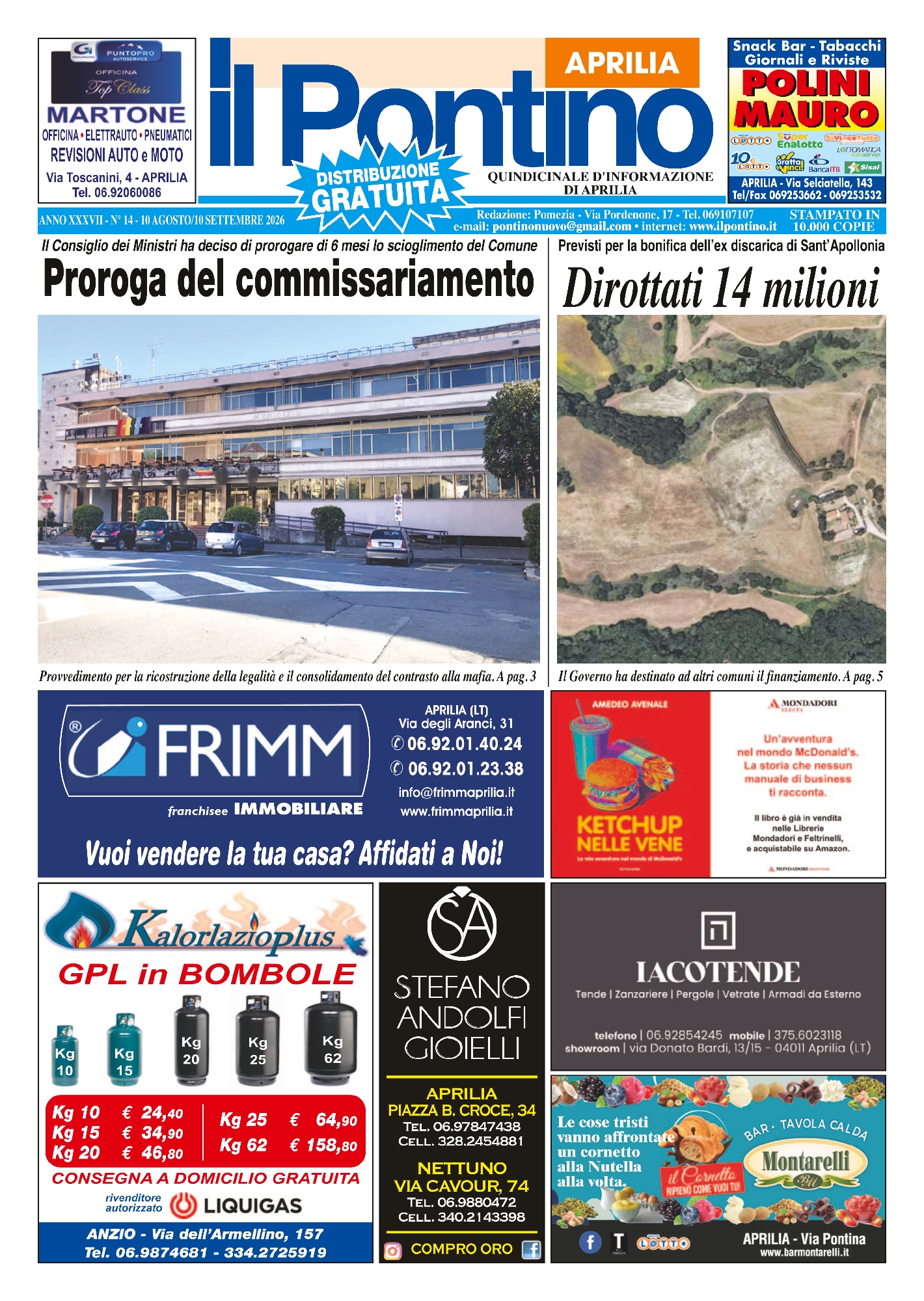 - 10 Agosto/10 Settembre