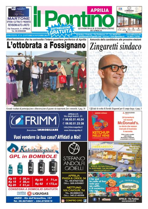 Numero - 23 Ottobre/9 Novembre