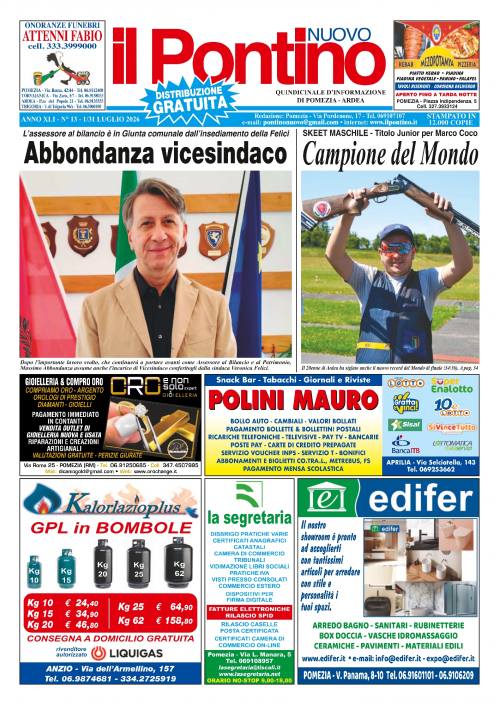 Numero -1/31 Luglio