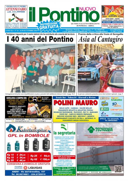 Numero - 16/30 Settembre